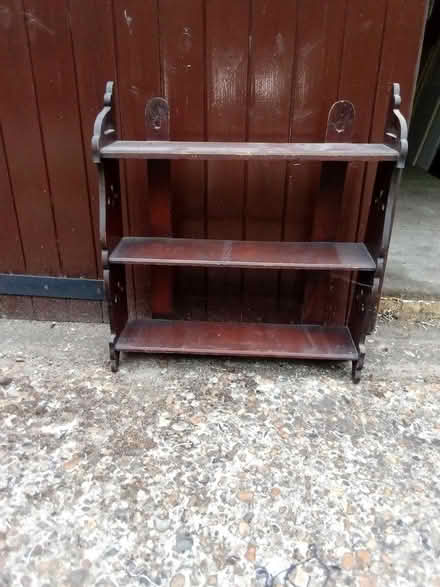 Photo of free Shelving display cupboard wood (Tonbridge) #1