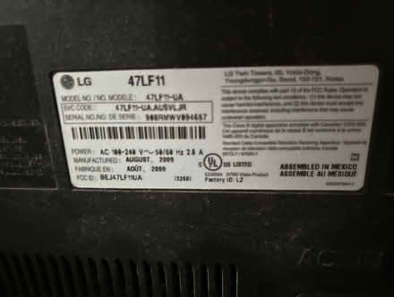 Photo of free Flat screen TV LG (Bayville NY) #3