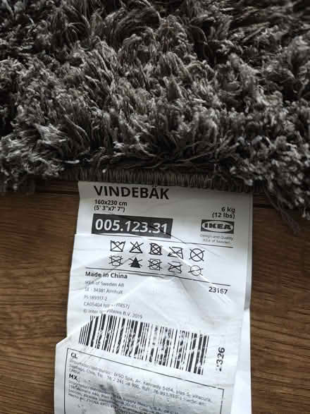 Photo of free Grey/brown IKEA rug 160cm x 230cm (Gleadless S12) #2