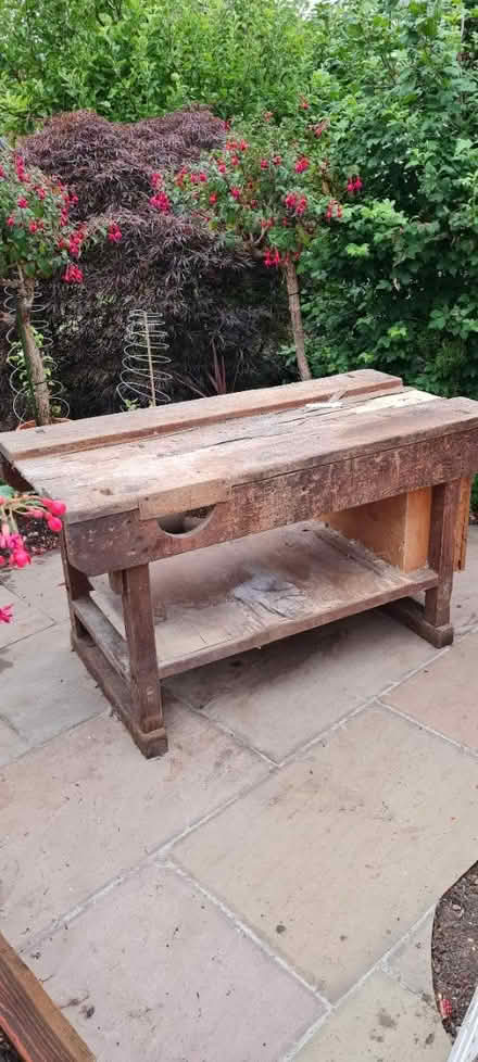 Photo of free Ex school work bench (West End, Woking. GU24 9JQ) #1