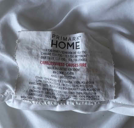 Photo of free Primark Duvet (King size) (Woking GU21) #1