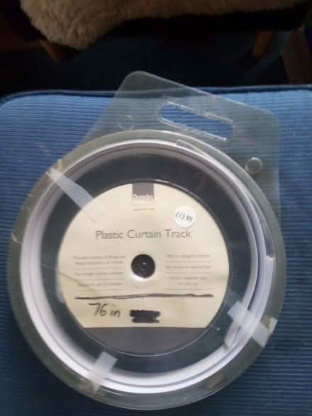Photo of free curtain track offcut approx.76in (Bronllys LD3) #2