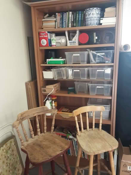 Photo of free Tall bookshelves (Bs39 6ub) #1