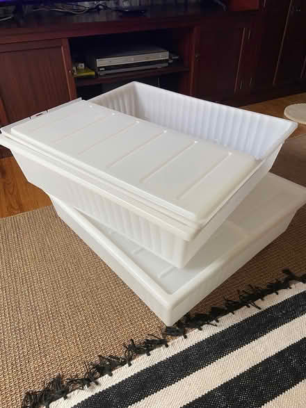 Photo of free Ikea under bed storage boxec (Ramsey NJ) #1
