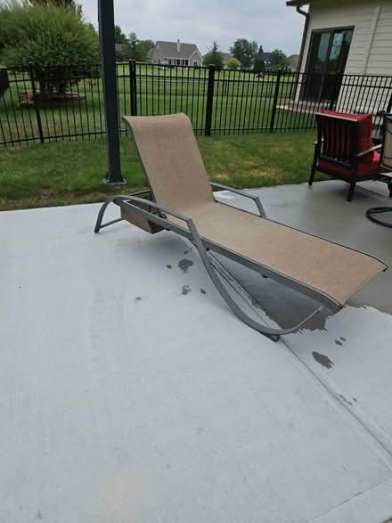 Photo of free Outdoor Lounge chair (Fishers) #2
