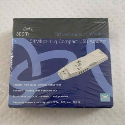 Photo of free 3Com OfficeConnect Wireless 11G (54Mbps) USB Adapter (Vale LA1) #1