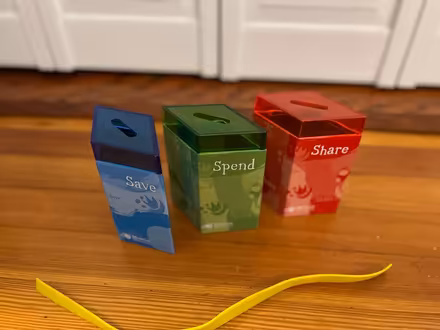 Photo of free "share jar" for child's allowance (Brookline) #1