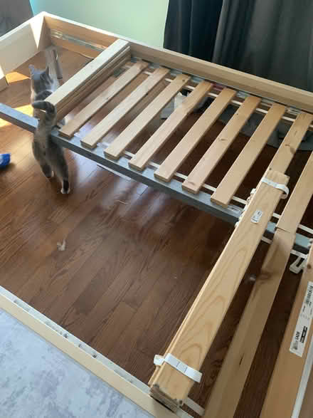 Photo of free IKEA double bed (Orléans) #1