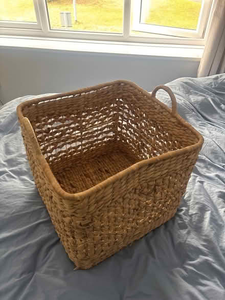 Photo of free Large Straw Basket (Manchester M13) #1