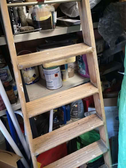 Photo of free Wooden step ladder step side (North Tonbridge TN10) #2