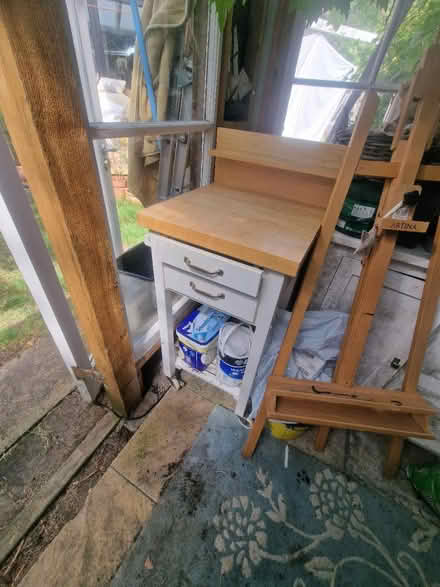 Photo of free Little solid butchers worktop (Chester CH2) #1