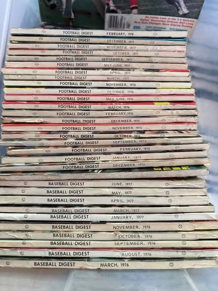 Photo of free Baseball and Football Digests (Highland Ave, RWC) #2