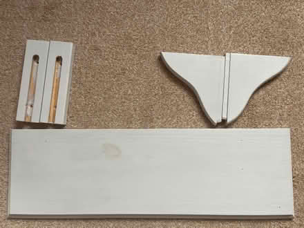 Photo of free 2 x Painted Grey Shelves (SK12 1LE) #3