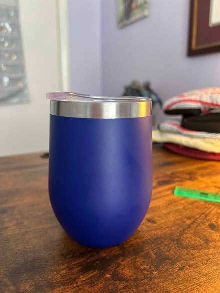Photo of free Blue & silver insulated mug (Owings Mills,MD) #2