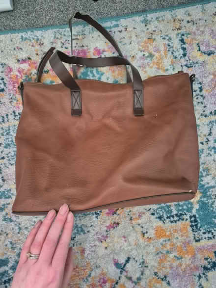 Photo of free Brown leather handbag (Minster Lovell OX29) #1