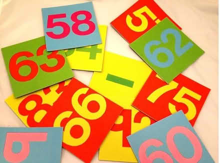 Photo of Large number tiles 1-100 for teaching (Calthorpe Park GU51) #1