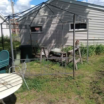 Photo of free Metal Gazebo frame w screen suround (Merriam Park) #1
