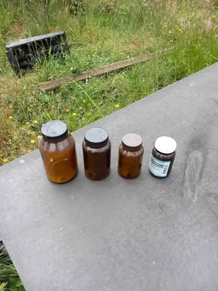 Photo of free Brown glass jars many (Myrtletown) #1