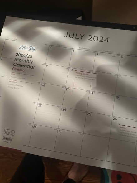 Photo of free Full desk calendar (Wildwood Bethesda, md) #1