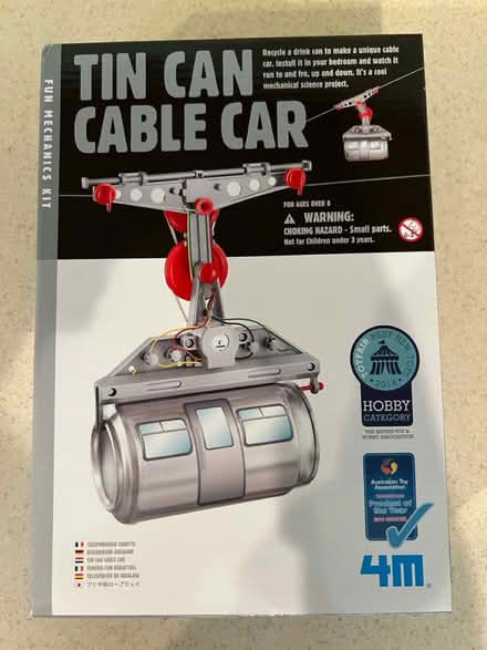Photo of free Unopened tin can cable car kit (Ellicott City 21043) #1
