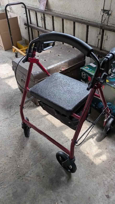 Photo of free Drive Devilbiss Aluminium Four Wheel Rollator Walking Frame (Creeting St Mary IP6) #2
