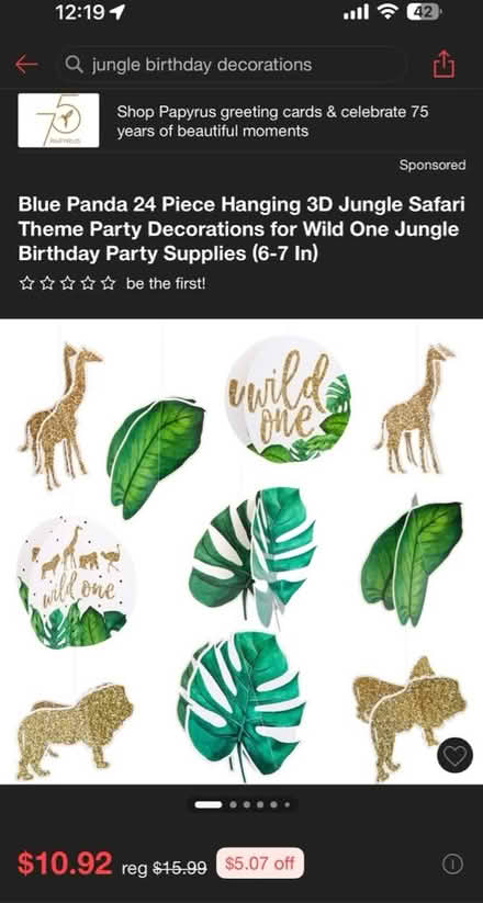 Photo of Jungle themed birthday decorations (Near San jose mineta airport) #3