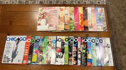 Photo of free Real Simple & Chicago Magazines (NE Glenview (Lake & Harms)) #1