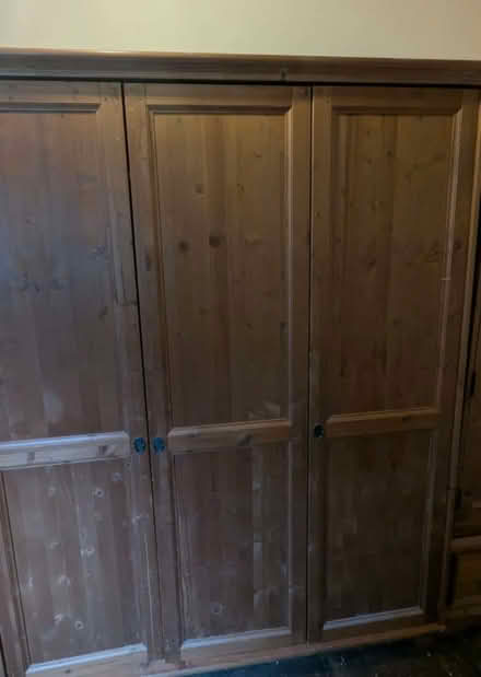 Photo of free Triple wardrobe, wooden (Pant SY10) #1
