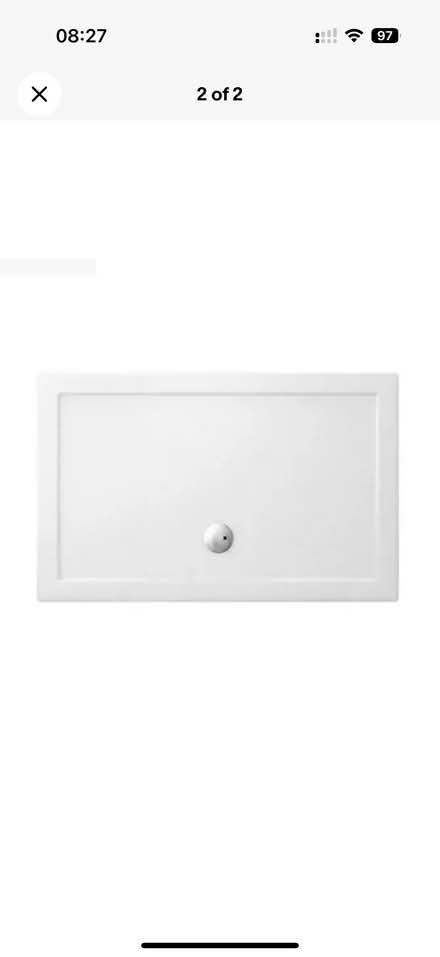 Photo of free Zamori 35mm Rectangular 1400mm x 900mm Anti-Slip Shower Tray (Duffield DE56) #2
