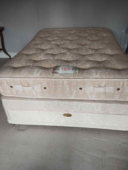 Photo of free Double bed and mattress (Bedford) #3