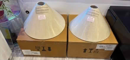 Photo of free 2 brand new lampshades - SHADES ONLY (Winchmore Hill N21) #3