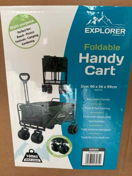 Photo of free Brand new in box cart with wheels (Allestree, DE22) #1