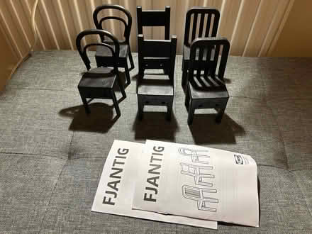 Photo of free 6 Ikea FJANTIG chair shaped hooks (Jennetts park RG12) #1