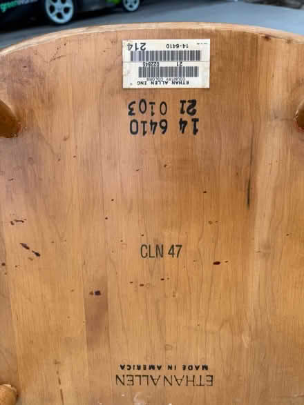 Photo of free Ethan Allen Farmhouse Chairs (Virginia Vail) #2