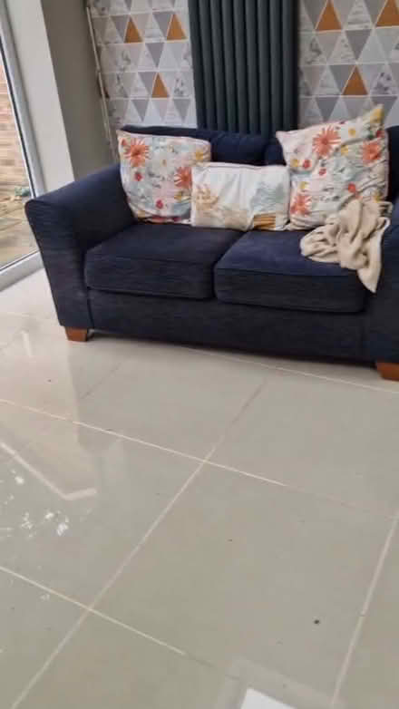 Photo of free Black 2 seater sofa (Gregson Lane PR5) #1