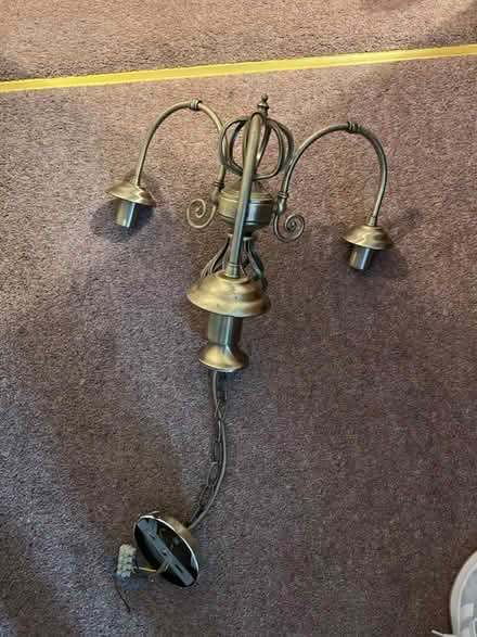 Photo of free Brass light fitting (Dronfield S18) #1