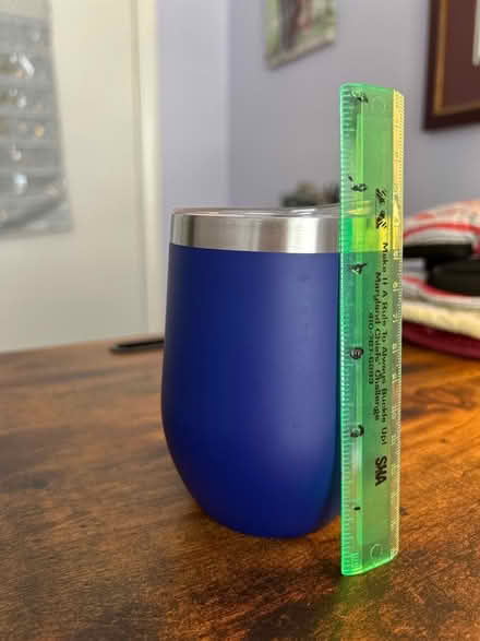 Photo of free Blue & silver insulated mug (Owings Mills,MD) #1