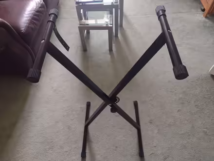 Photo of free Crystals Double Braced X Frame Music Piano Keyboard Stand (Polwarth EH11) #3