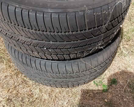 Photo of free 2 x car tyres - size 195/60 R14-86H (Woodley RG6) #2