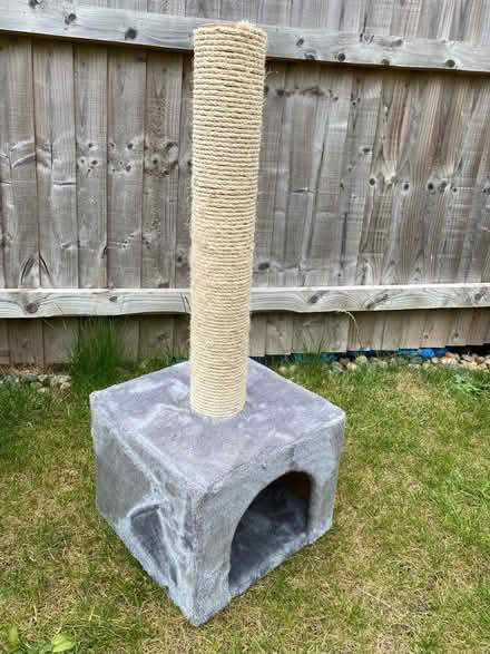 Photo of free Cat scratch pole with “house’ underneath (Porthill SY3) #1