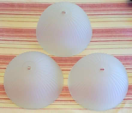Photo of free Three frosted glass shades (N Green Lake) #2