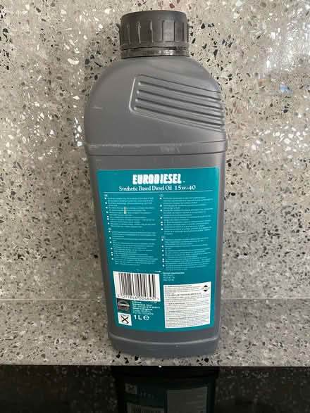 Photo of free 1 Litre Synthetic Based 15w-40 Diesel Engine Oil - Unopened (Wantage OX12) #2