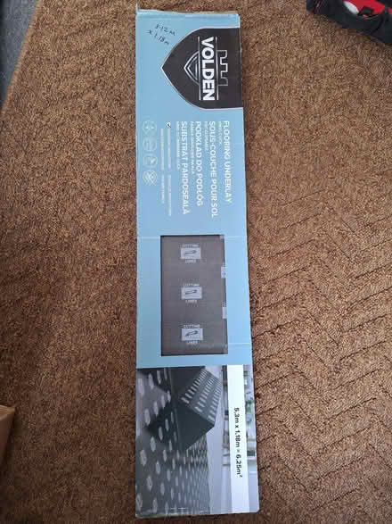 Photo of free Underlay for laminate flooring (Piece TR16) #1