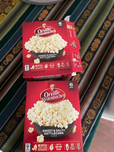 Photo of free 11 sealed popcorn bags (Bells corners) #1