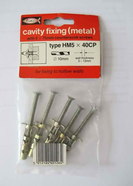 Photo of free Two packs of Fischer fixings for cavity walls (Caldecott OX14) #1
