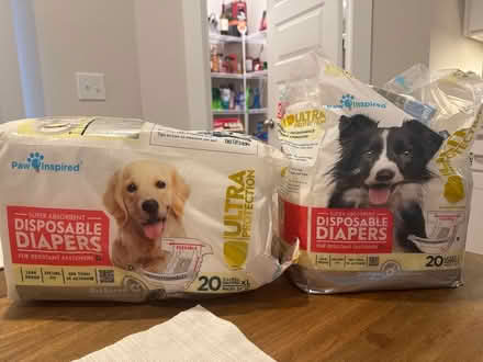 Photo of free Disposable dog diapers (North Raleigh) #1