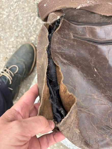 Photo of free Old leather bag (Longton Preston PR4) #3