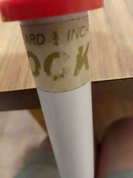 Photo of free Huge plastic knitting needle 3/4 inch (Penn Hill BH14) #1
