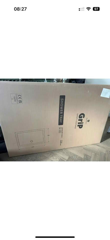 Photo of free Zamori 35mm Rectangular 1400mm x 900mm Anti-Slip Shower Tray (Duffield DE56) #1