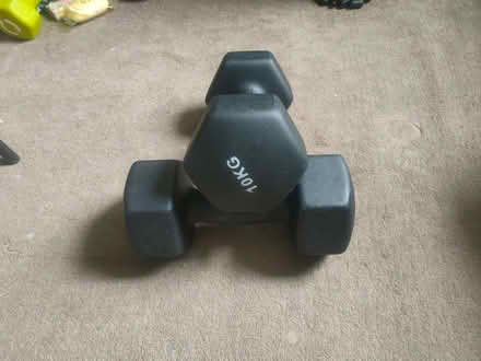 Photo of free 10kg dumbbell set (Milton PO4) #1